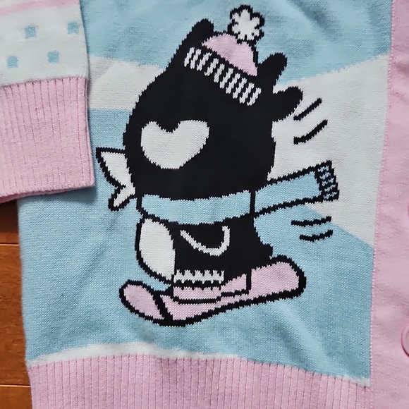 Nwt Women Hello Kitty Blue and Pink Cardigan - Picture 2 of 7